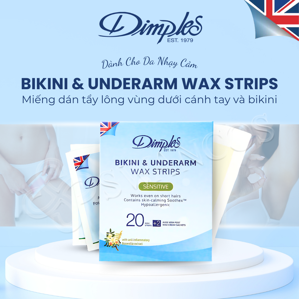 Miếng dán tẩy lông Dimples