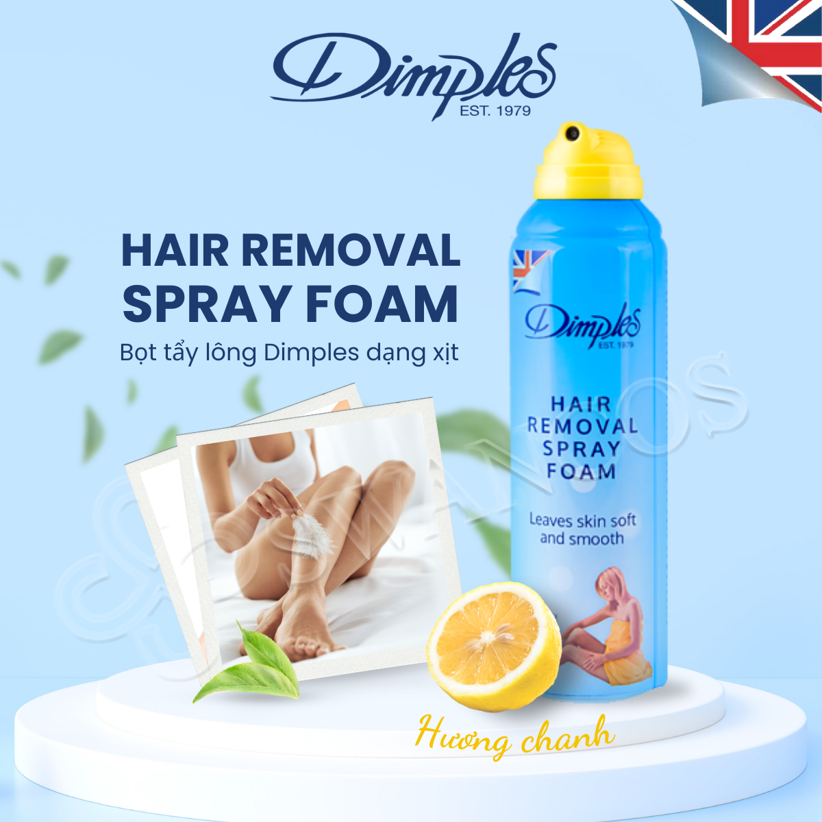 kem tẩy lông Dimples-Lemon