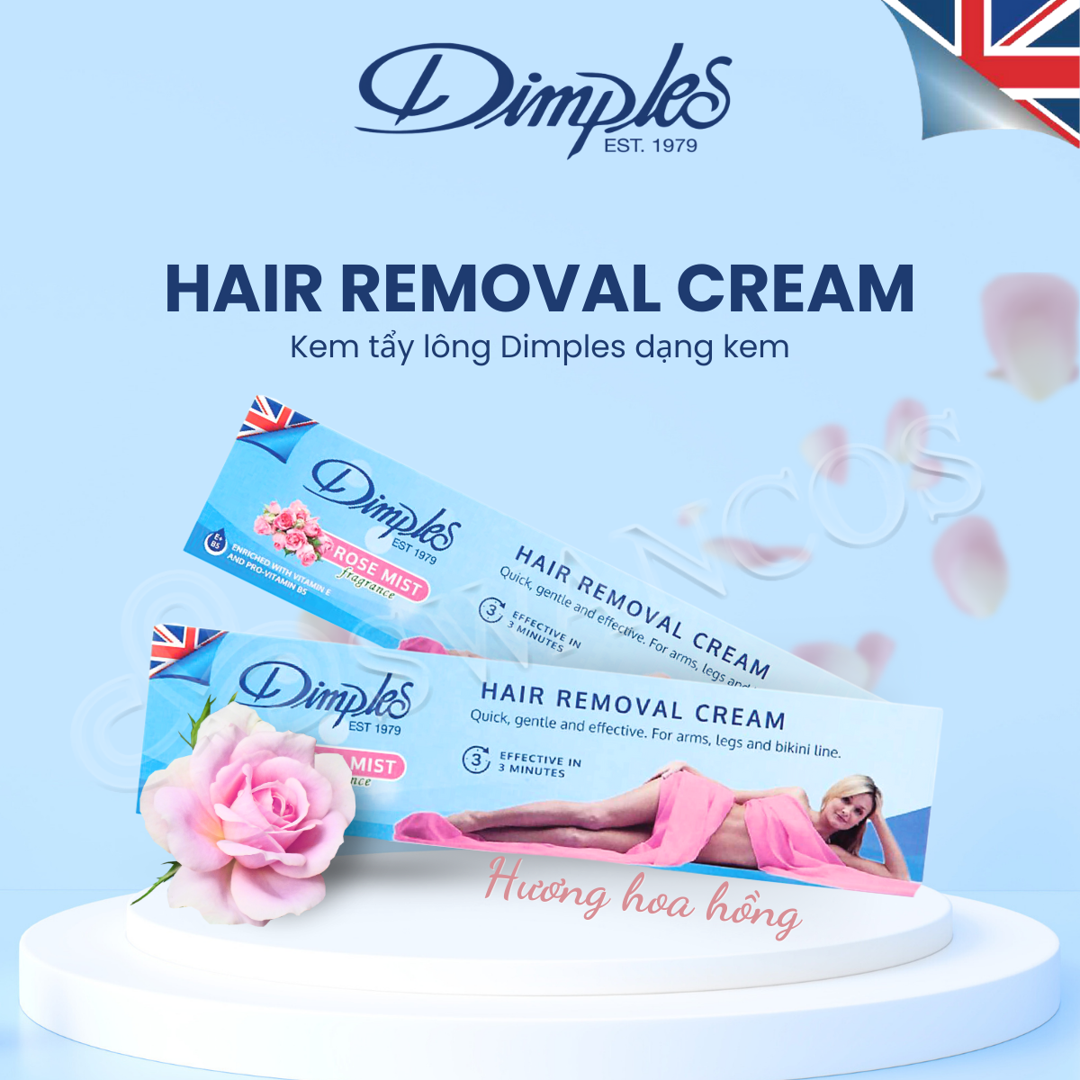 kem tẩy lông Dimples